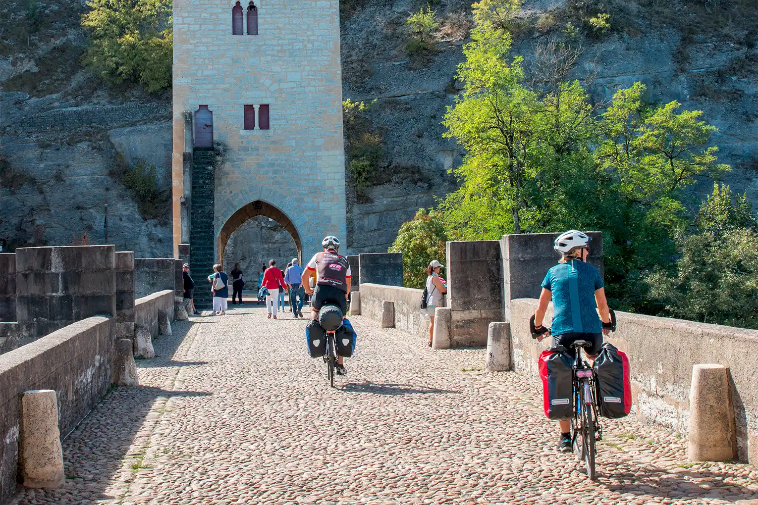 balade a velo pont de cahors